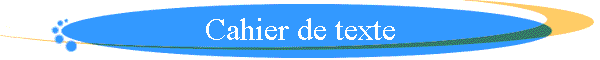 Cahier de texte