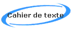 Cahier de texte